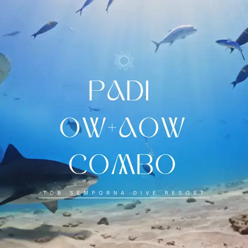 PADI OW+AOW Combo Semporna